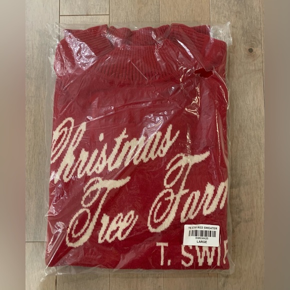Taylor Swift Sweaters Rare Taylor Swift Christmas Tree Farm Sweater